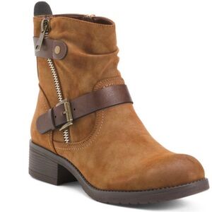 Dunes Max Moto Boots Women’s Size 8.5 Tan